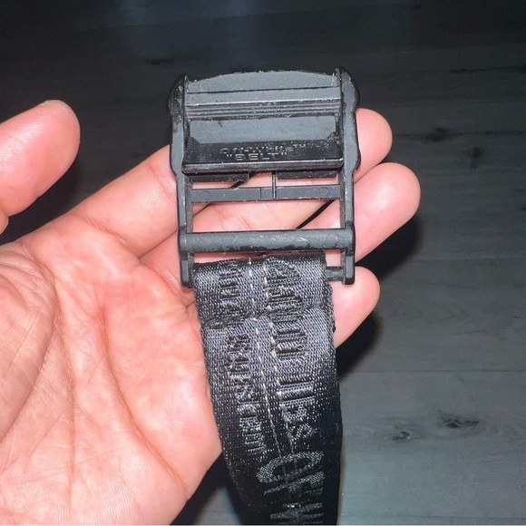 Off-White Industrial Belt Black SS19 One Size Virgil Abloh Unisex - Picture 1 of 9